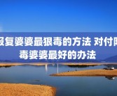 报复婆婆最狠毒的方法 对付阴毒婆婆最好的办法 