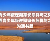 青少年叛逆期家长怎样与之沟通青少年叛逆期家长怎样与之沟通书籍