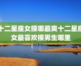 十二星座女摸哪最爽十二星座女最喜欢摸男生哪里