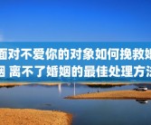 面对不爱你的对象如何挽救婚姻 离不了婚姻的最佳处理方法
