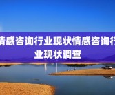 情感咨询行业现状情感咨询行业现状调查