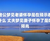 老公梦见老婆怀孕是在预示着什么 丈夫梦见妻子怀孕了是啥预兆