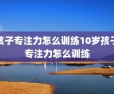 孩子专注力怎么训练10岁孩子专注力怎么训练
