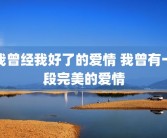 我曾经我好了的爱情 我曾有一段完美的爱情
