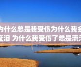 为什么总是我受伤为什么我会流泪 为什么我受伤了总是流泪
