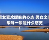 男女喜欢暧昧的心态 男女之间暧昧一般是什么感觉
