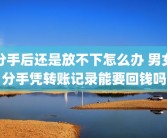 分手后还是放不下怎么办 男女分手凭转账记录能要回钱吗