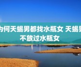 为何天蝎男都找水瓶女 天蝎男不放过水瓶女 