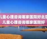 儿童心理咨询哪家医院好北京儿童心理咨询哪家医院好