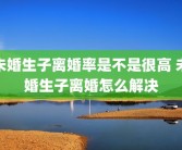 未婚生子离婚率是不是很高 未婚生子离婚怎么解决