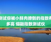 测试你被小鲜肉撩倒的指数有多高 熔融指数测试仪