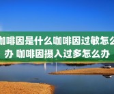 咖啡因是什么咖啡因过敏怎么办 咖啡因摄入过多怎么办
