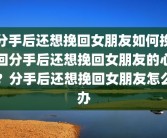 分手后还想挽回女朋友如何挽回分手后还想挽回女朋友的心？分手后还想挽回女朋友怎么办