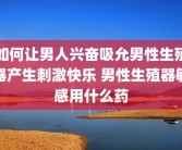 如何让男人兴奋吸允男性生殖器产生刺激快乐 男性生殖器敏感用什么药
