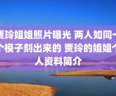贾玲姐姐照片曝光 两人如同一个模子刻出来的 贾玲的姐姐个人资料简介