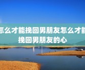 怎么才能挽回男朋友怎么才能挽回男朋友的心