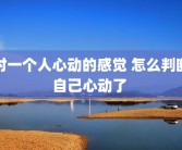 对一个人心动的感觉 怎么判断自己心动了 