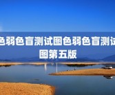 色弱色盲测试图色弱色盲测试图第五版