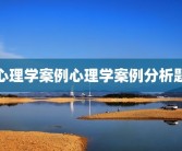 心理学案例心理学案例分析题