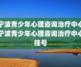 宁波青少年心理咨询治疗中心宁波青少年心理咨询治疗中心挂号