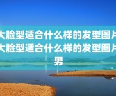 大脸型适合什么样的发型图片大脸型适合什么样的发型图片男