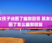 女孩子说困了幽默回答 朋友说困了怎么幽默回复 