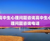 高中生心理问题咨询高中生心理问题咨询电话