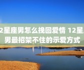 12星座男怎么挽回爱情 12星座男最招架不住的示爱方式