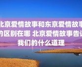北京爱情故事和东京爱情故事的区别在哪 北京爱情故事告诉我们的什么道理