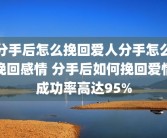 分手后怎么挽回爱人分手怎么挽回感情 分手后如何挽回爱情成功率高达95%