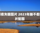 深夜失眠图片 2023年睡不着图片配图 