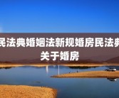 民法典婚姻法新规婚房民法典关于婚房