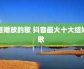 结婚放的歌 抖音最火十大结婚歌 
