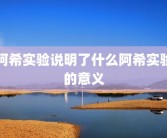 阿希实验说明了什么阿希实验的意义