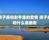 狮子座和射手座的爱情 狮子座和什么座最配