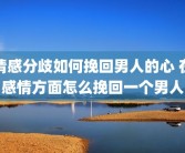 情感分歧如何挽回男人的心 在感情方面怎么挽回一个男人