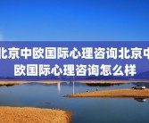 北京中欧国际心理咨询北京中欧国际心理咨询怎么样