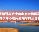 正确引导青少年心态咨询问题 青少年心理问题是怎样疏导的
