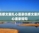 伤感文案扎心语录伤感文案扎心语录短句