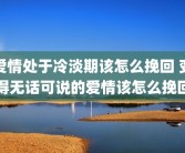 爱情处于冷淡期该怎么挽回 变得无话可说的爱情该怎么挽回