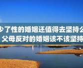 少了性的婚姻还值得去坚持么 父母反对的婚姻该不该坚持