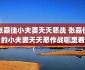 张嘉佳小夫妻天天恶战 张嘉佳的小夫妻天天恶作战哪里看