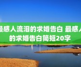 最感人流泪的求婚告白 最感人的求婚告白简短20字 