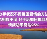分手状况不同挽回爱情的方法也相应不同 分手后如何挽回爱情成功率高达95%