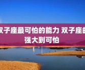 双子座最可怕的能力 双子座的强大到可怕 