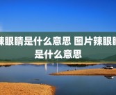 辣眼睛是什么意思 图片辣眼睛是什么意思
