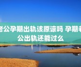 老公孕期出轨该原谅吗 孕期老公出轨还能过么