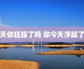 今天你狂躁了吗 你今天浮躁了吗