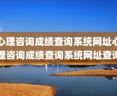 心理咨询成绩查询系统网址心理咨询成绩查询系统网址查询