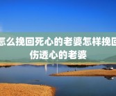 怎么挽回死心的老婆怎样挽回伤透心的老婆